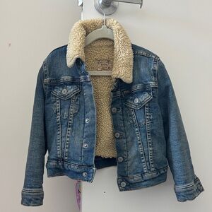 Polo Ralph Lauren Blue Jean Jacket with Cream Lining